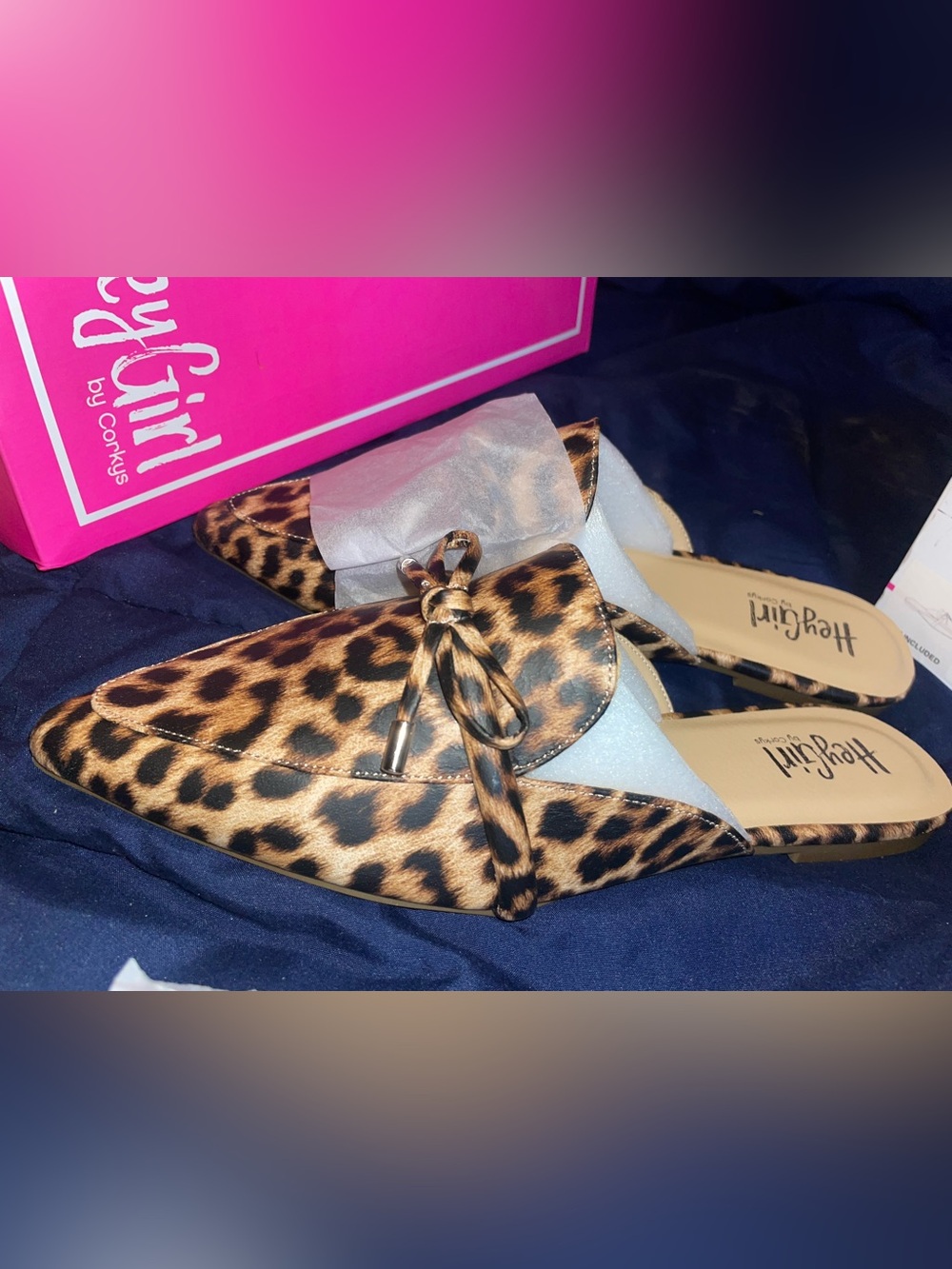 Womens new size 9 cheetah corky loafers